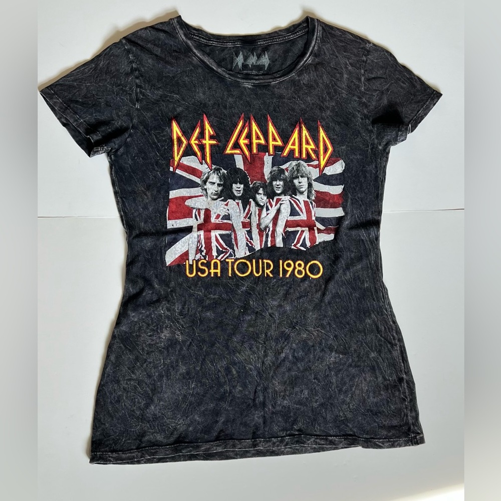 Def Leppard Concert Tee  USA Tour 1980 Tee